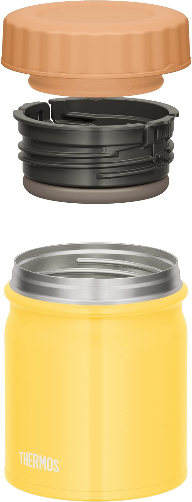 Thermos 400ml Vacuum Insulated Soup Jar in Yellow JBT-401 model by Thermos