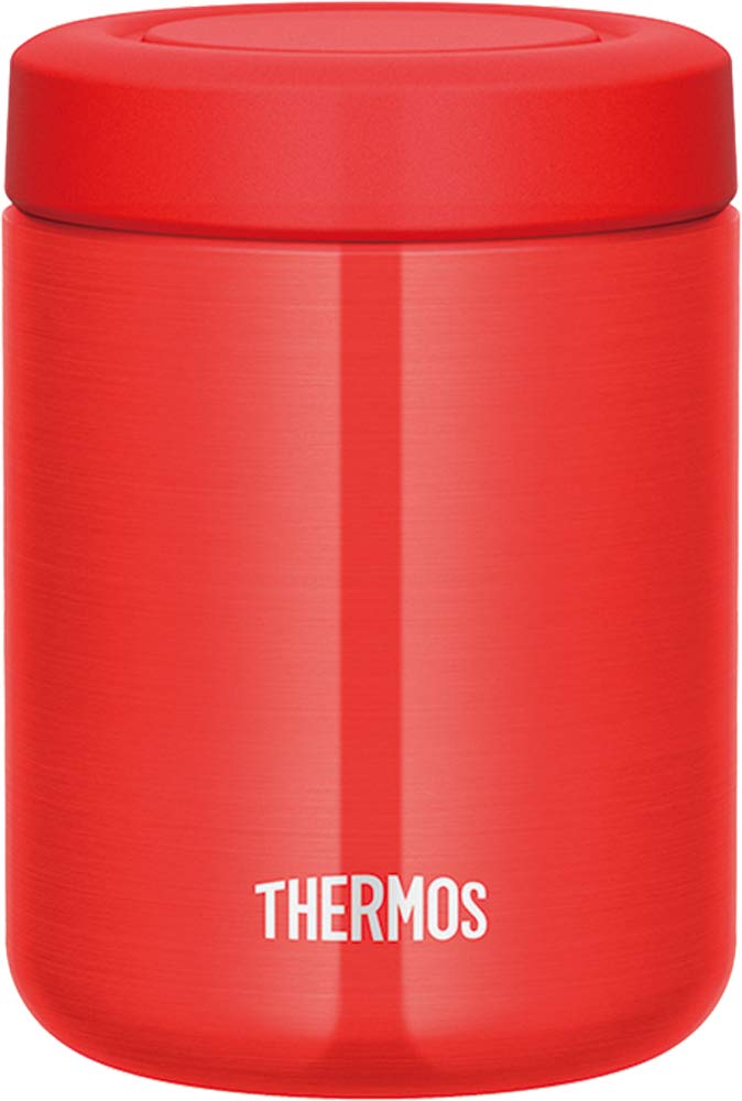 Thermos Japan Vacuum Insulated Soup Jar 500Ml Red Jbr-500R