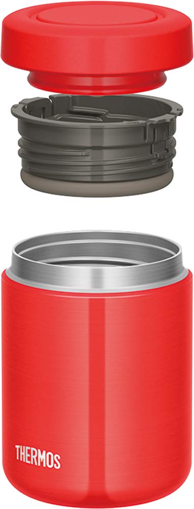 Thermos Japan Vacuum Insulated Soup Jar 500Ml Red Jbr-500R