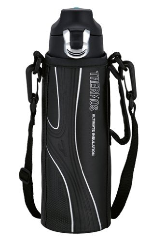 Thermos Fff-800F Bk 0.8L Vacuum Insulated Black Sports Bottle