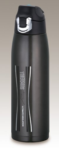 Thermos 1.0L Black Vacuum Insulated Sports Bottle FFF-1000F