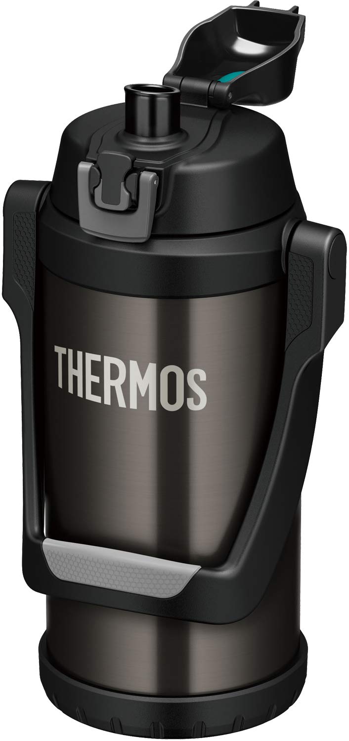 Thermos 2.0L Vacuum Insulated Sports Jug Black Gray - Model FFV-2000 BKGY