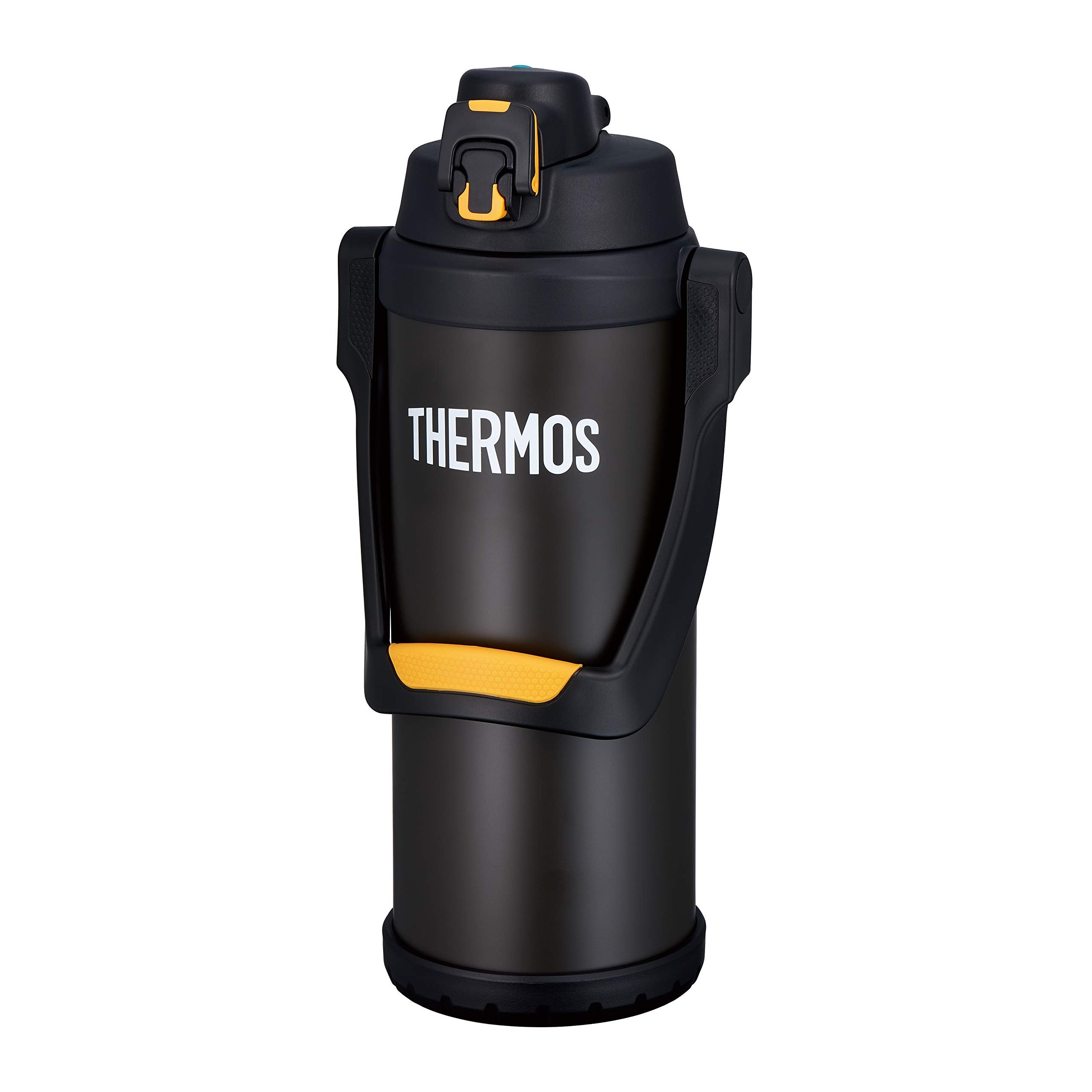 Thermos 2.5L Black Orange Sports Jug Vacuum Insulated Ffv-2501 Bkor