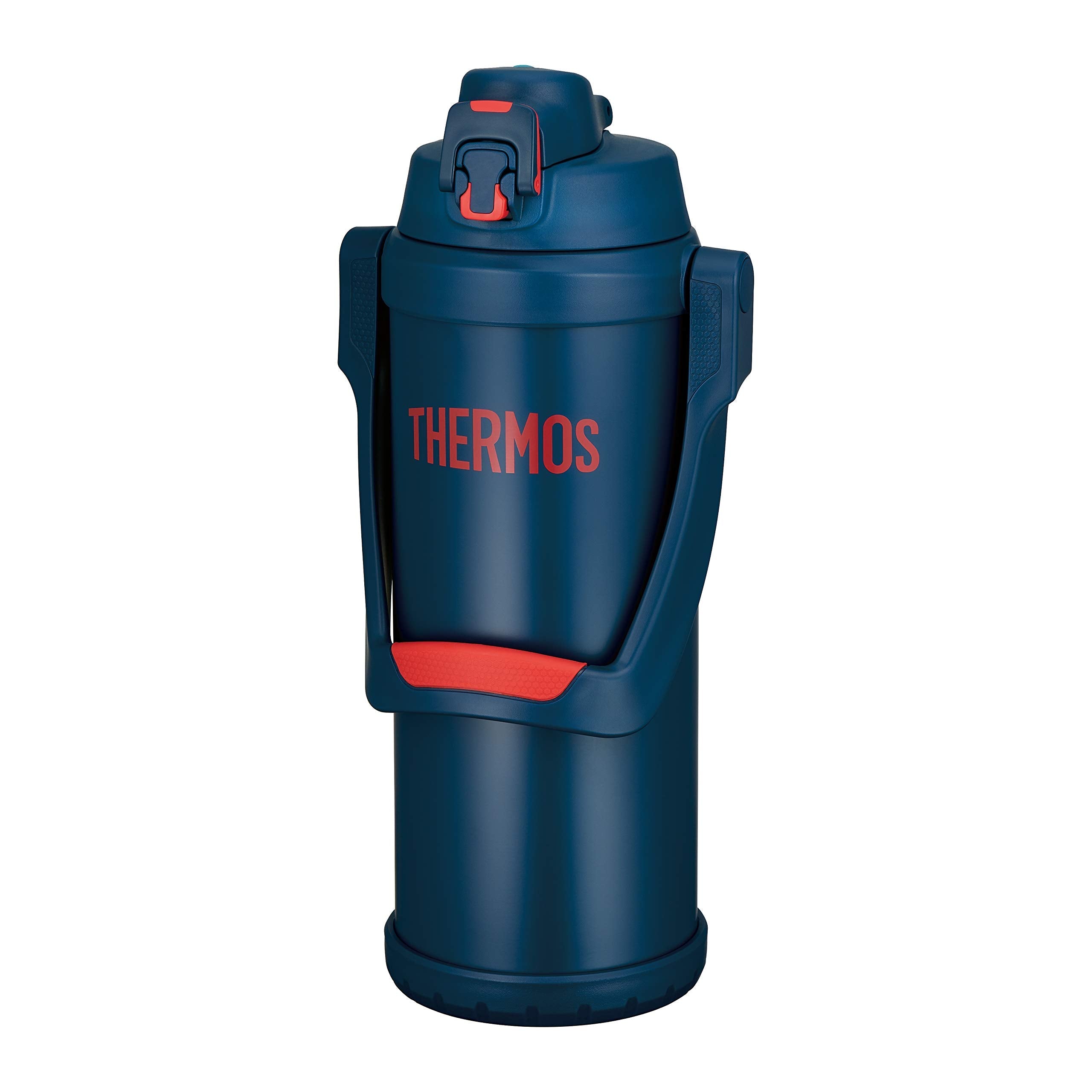 Thermos 2.5L Navy Red Vacuum Insulated Sports Jug - Ffv-2501 Nv-R Model