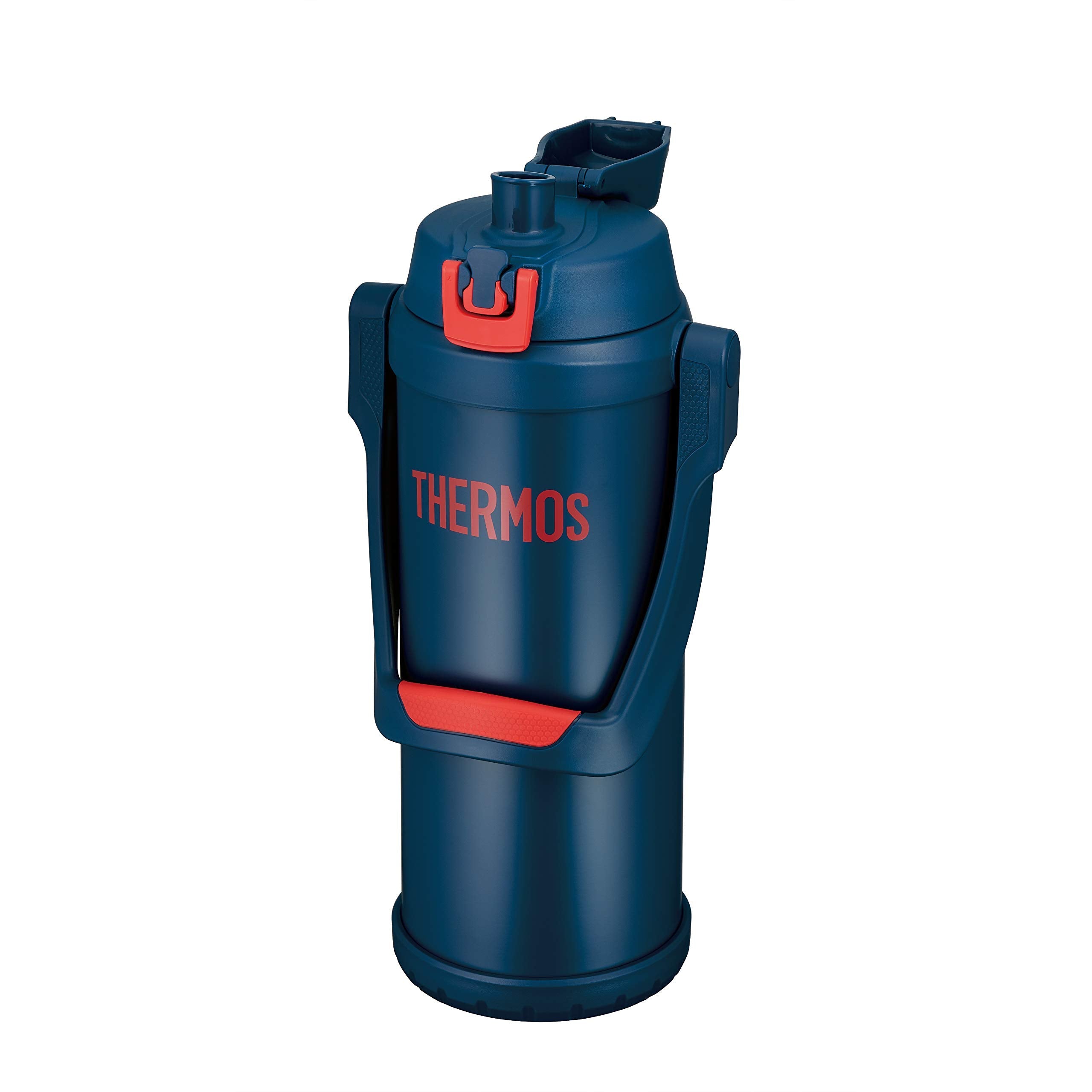 Thermos 2.5L Navy Red Vacuum Insulated Sports Jug - Ffv-2501 Nv-R Model