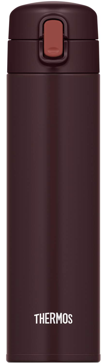 Thermos FJM-450 BW Vacuum Insulated 450ml Brown Cold Storage Straw Bottle