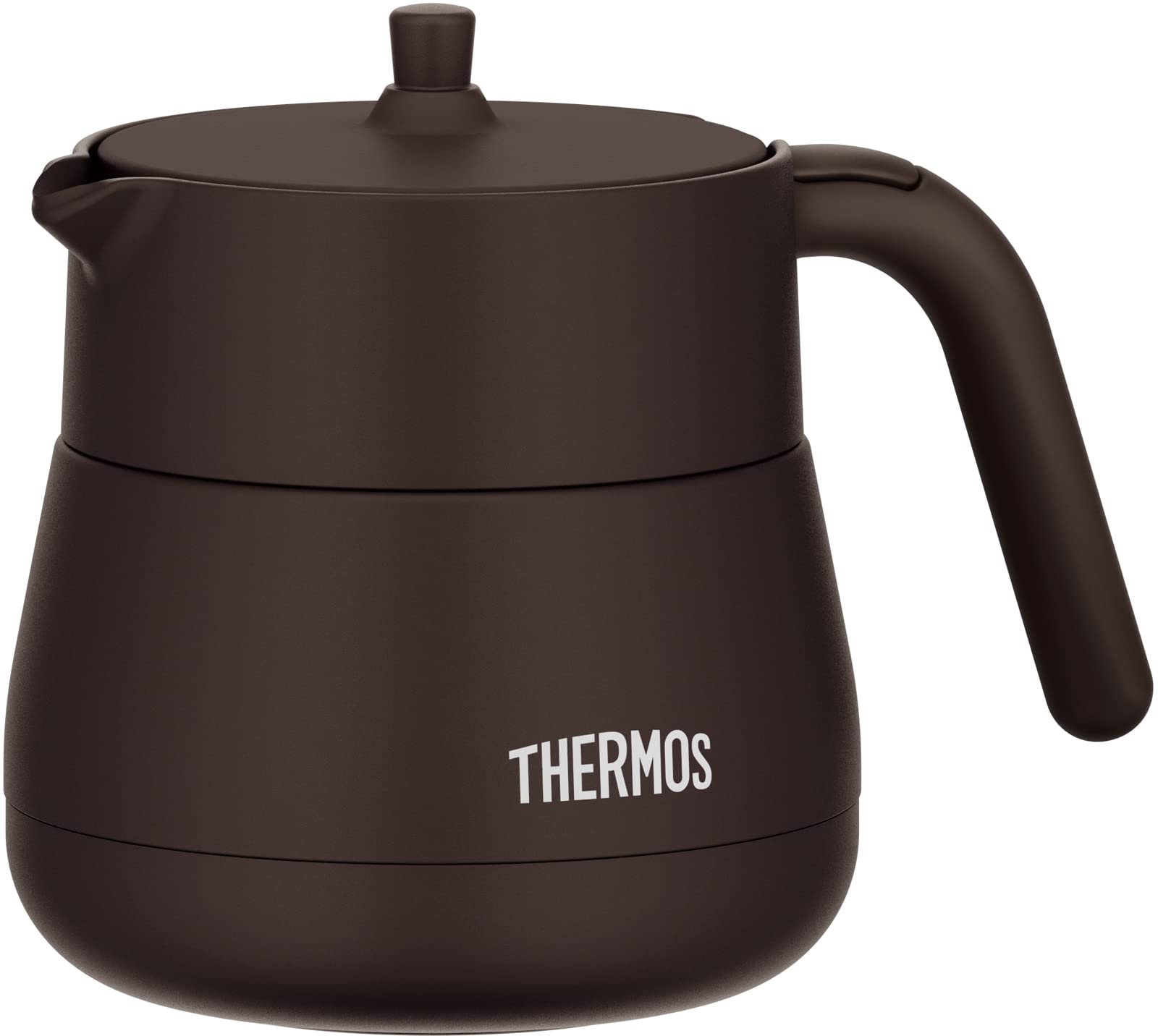 Thermos TTE-450 Brown Vacuum Insulated Teapot with Strainer 450ml