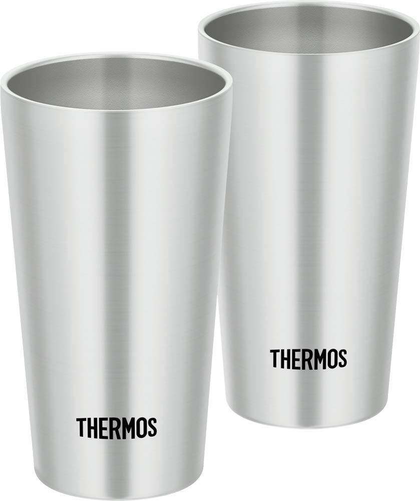 Thermos JDI-300P S Stainless Steel Insulated Tumbler Set Vacuum 300ml Pack of 2