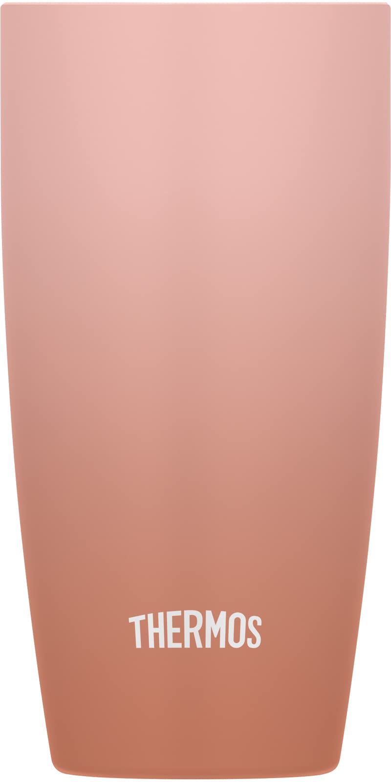 Thermos Brand JDM-421 Vacuum Insulated Tumbler 420ml in Rose Beige