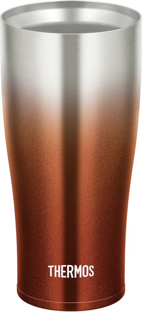 Thermos 420ml Vacuum Insulated Sparkling Brown Tumbler - Model JDE-420C