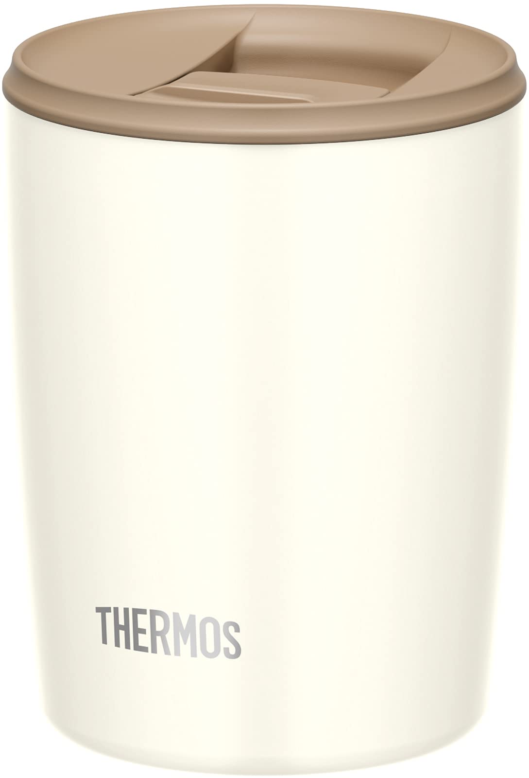 Thermos JDP-300 WH White Vacuum Insulated Tumbler with Lid 300ml Capacity