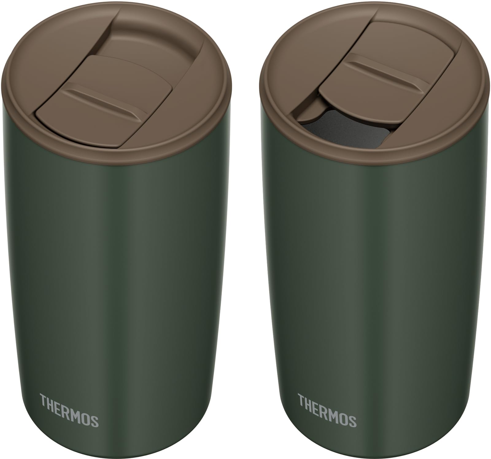 Thermos JDP-501 FG Vacuum Insulated Tumbler 500ml with Lid Forest Green