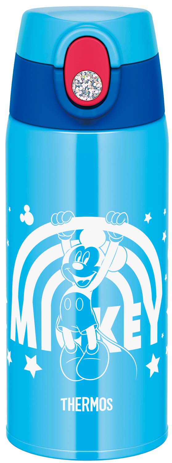 Thermos Mickey Blue Vacuum Insulated Water Bottle 0.6L/0.64L Model Fjo-600Wfds Bl