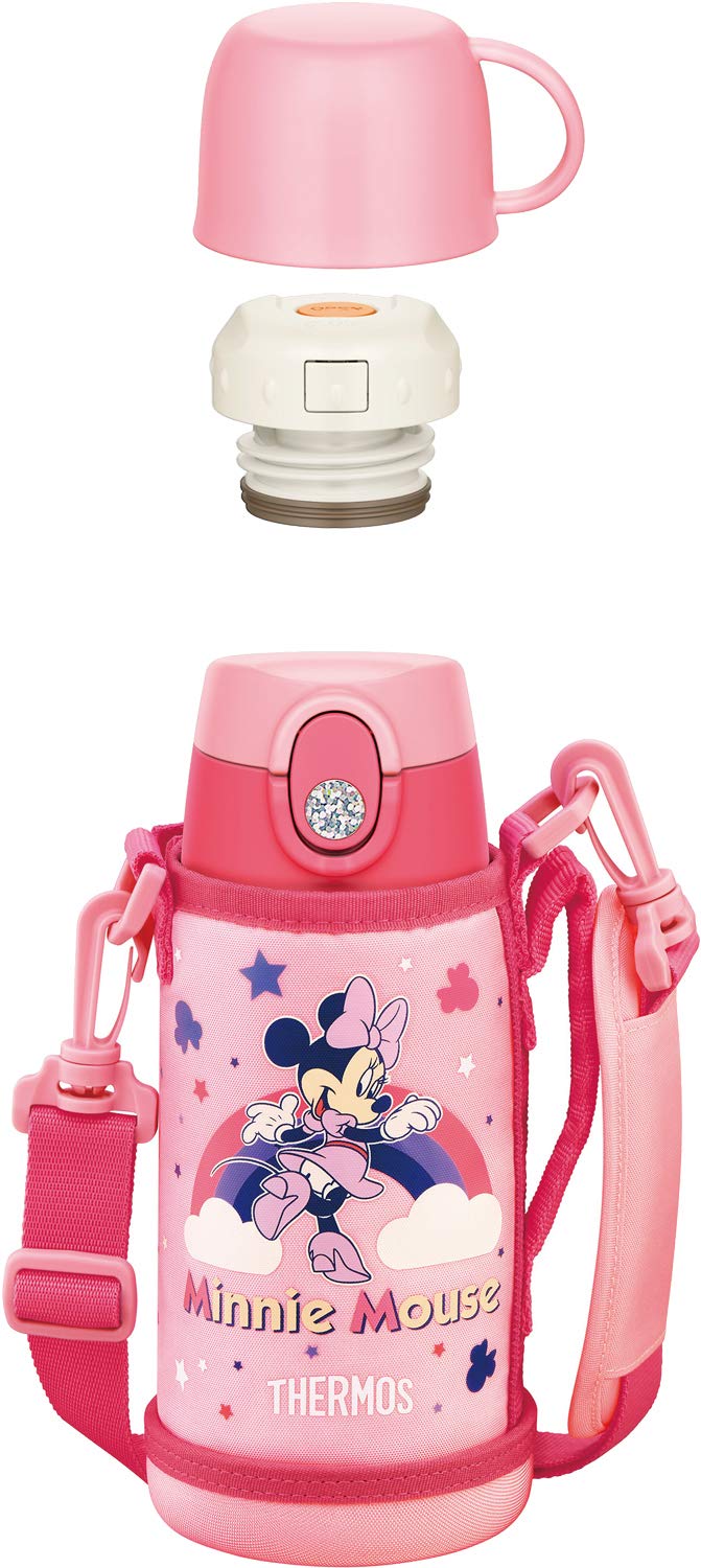 Thermos 0.64L Vacuum Insulated Water Bottle Minnie Pink 2-Way Series Fjo-600Wfds P