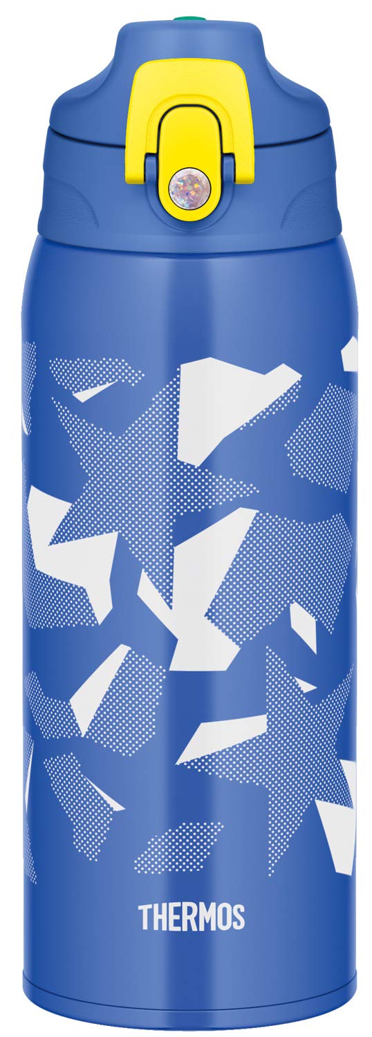 Thermos Blue Camouflage Vacuum Insulated Water Bottle 0.8L/0.83L Fjj-800Wf Bl-C