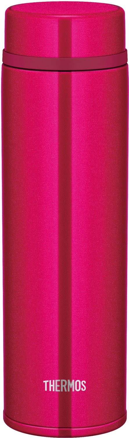 Thermos Jnw-480 Sbr Vacuum Insulated Water Bottle 480Ml Japan Strawberry Red