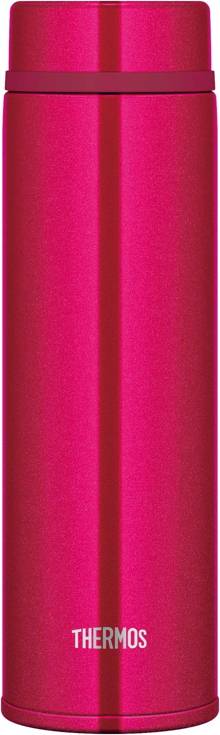 Thermos Jnw-480 Sbr Vacuum Insulated Water Bottle 480Ml Japan Strawberry Red