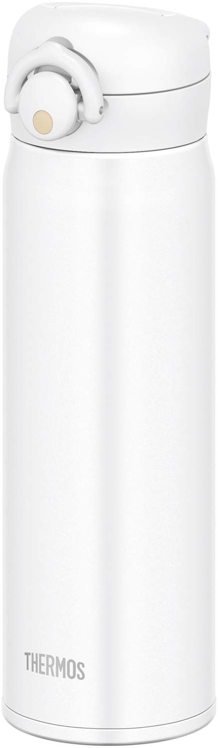 Thermos Jnr-501 500Ml Vacuum Insulated Water Bottle Mug Matte White Japan