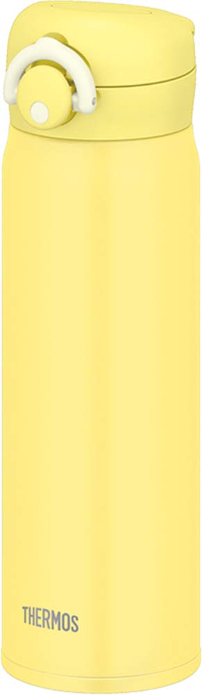 Thermos 500ml Vacuum Insulated Matte Yellow Bottle Jnr-501Ltd