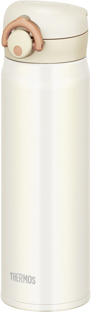 Thermos Japan Water Bottle Vacuum Insulated 500Ml Cream White Jnr-500 Crw