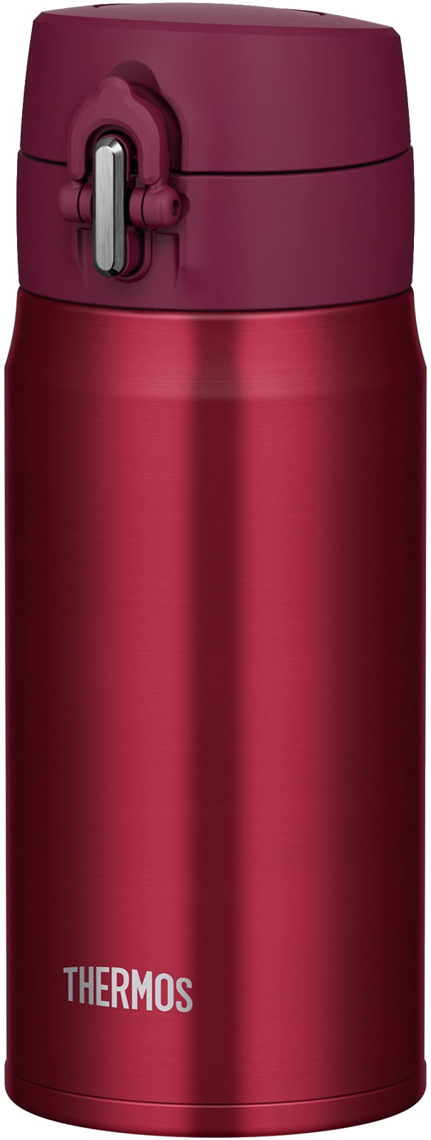 Thermos Brand 350ml Vacuum Insulated Wine Red Water Bottle