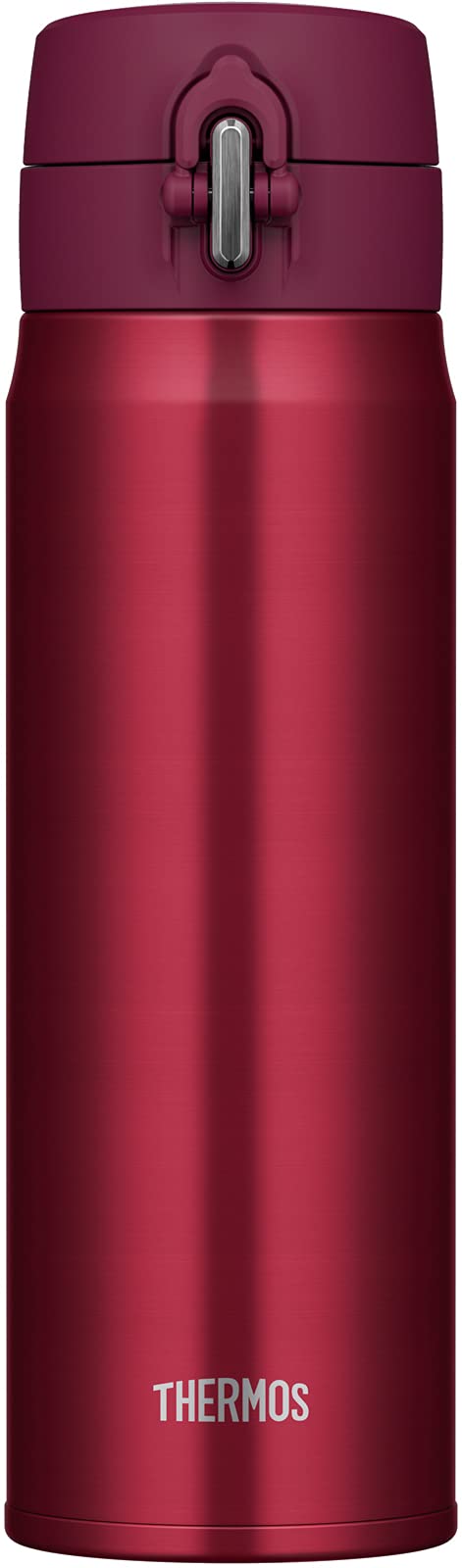 Thermos 500Ml Wine Red Insulated Water Bottle Vacuum Portable Mug - Joh-500 Wnr