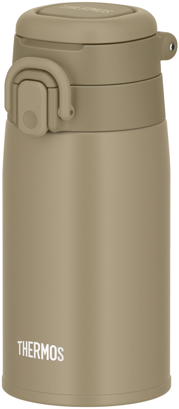 Thermos Vacuum Insulated 400Ml Beige Water Bottle with Carry Loop - Jos-400 Be