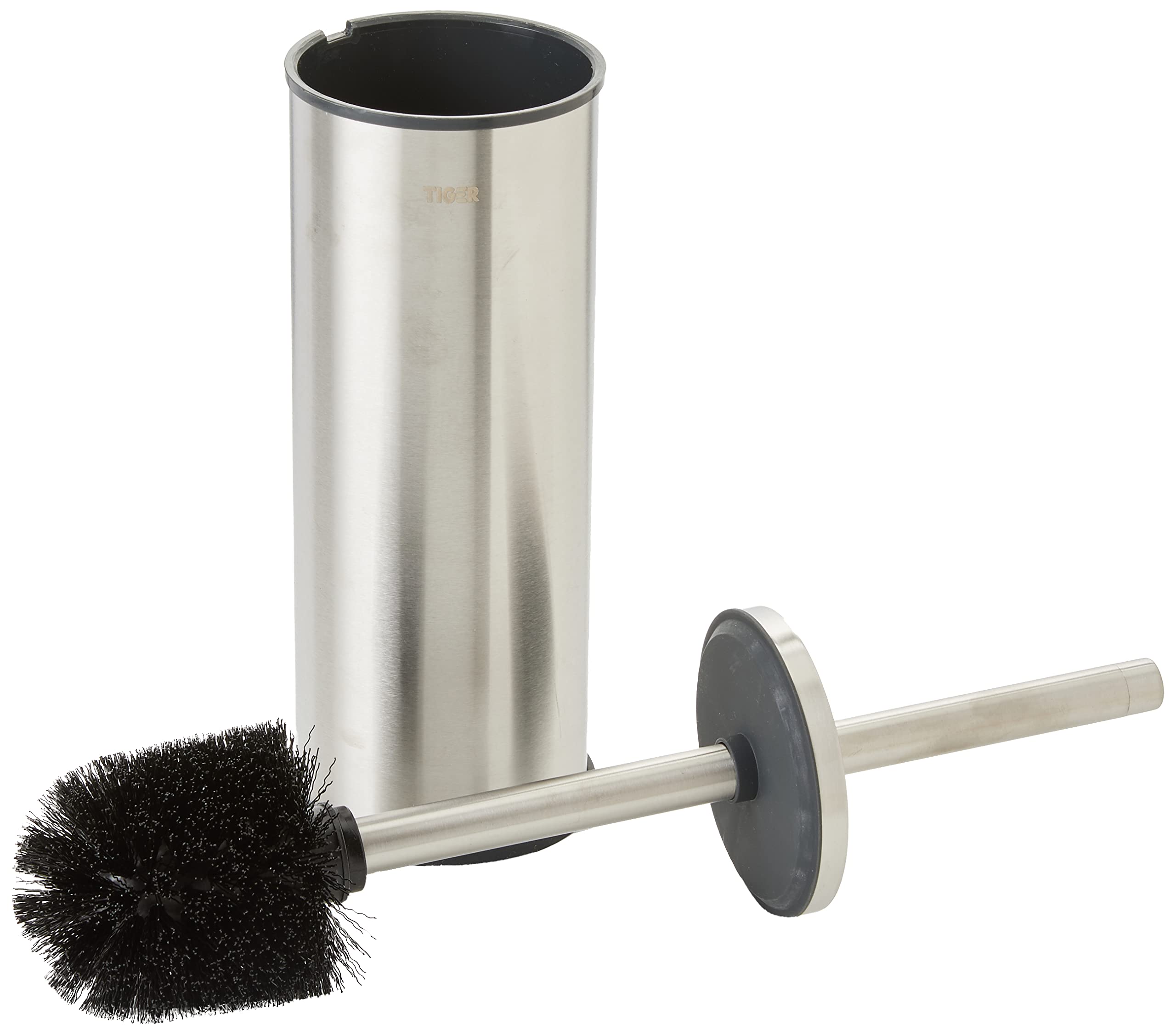 Tiger Japan Toilet Brush & Holder Stainless Steel 3.6X14X3.6In