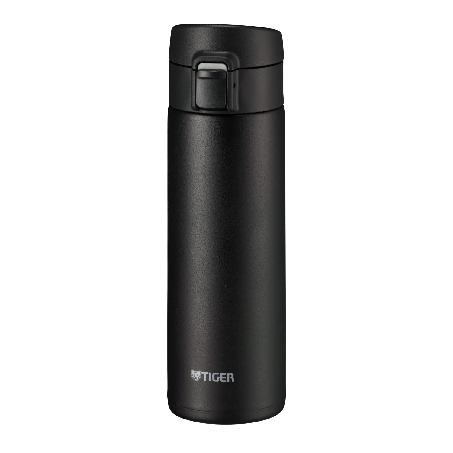 Tiger Vacuum Insulated Stainless Steel Flask 480ml Lightweight Bottle Hot and Cold Preservation - Black