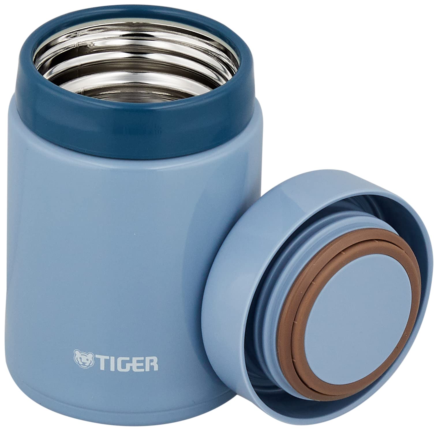 Tiger 250ml Insulated Water Bottle Lightweight Heats & Colds Saxe Blue