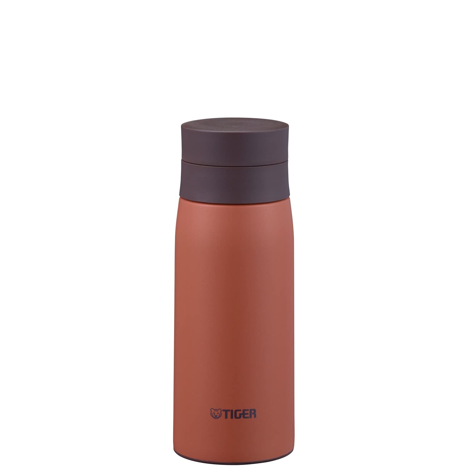 Tiger 350ml Stainless Steel Insulated Hot/Cold Water Bottle with Ice Stopper Soleil Orange - MCY-K035DS