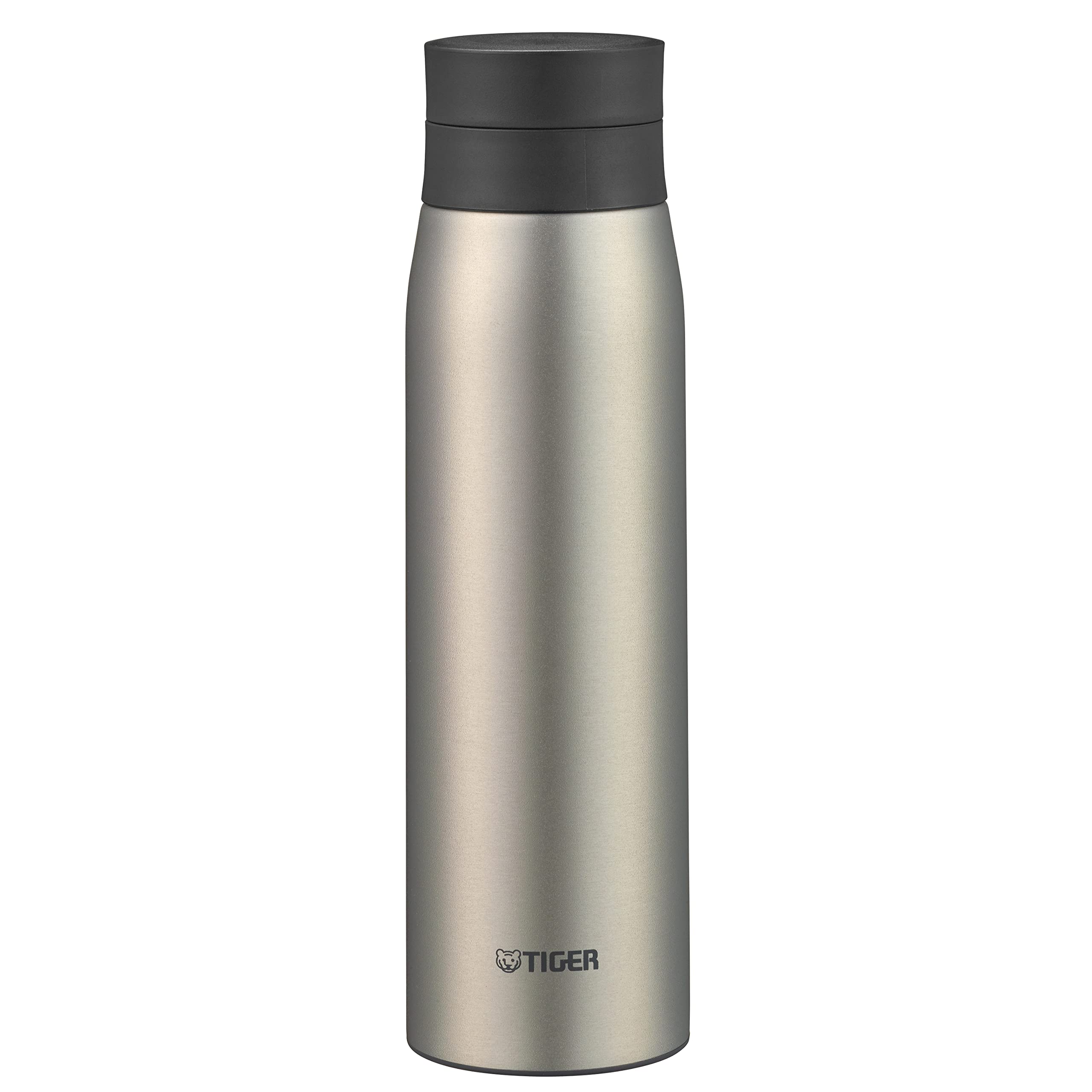 Tiger - 600Ml Stainless Steel Insulated Water Bottle with Ice Stopper