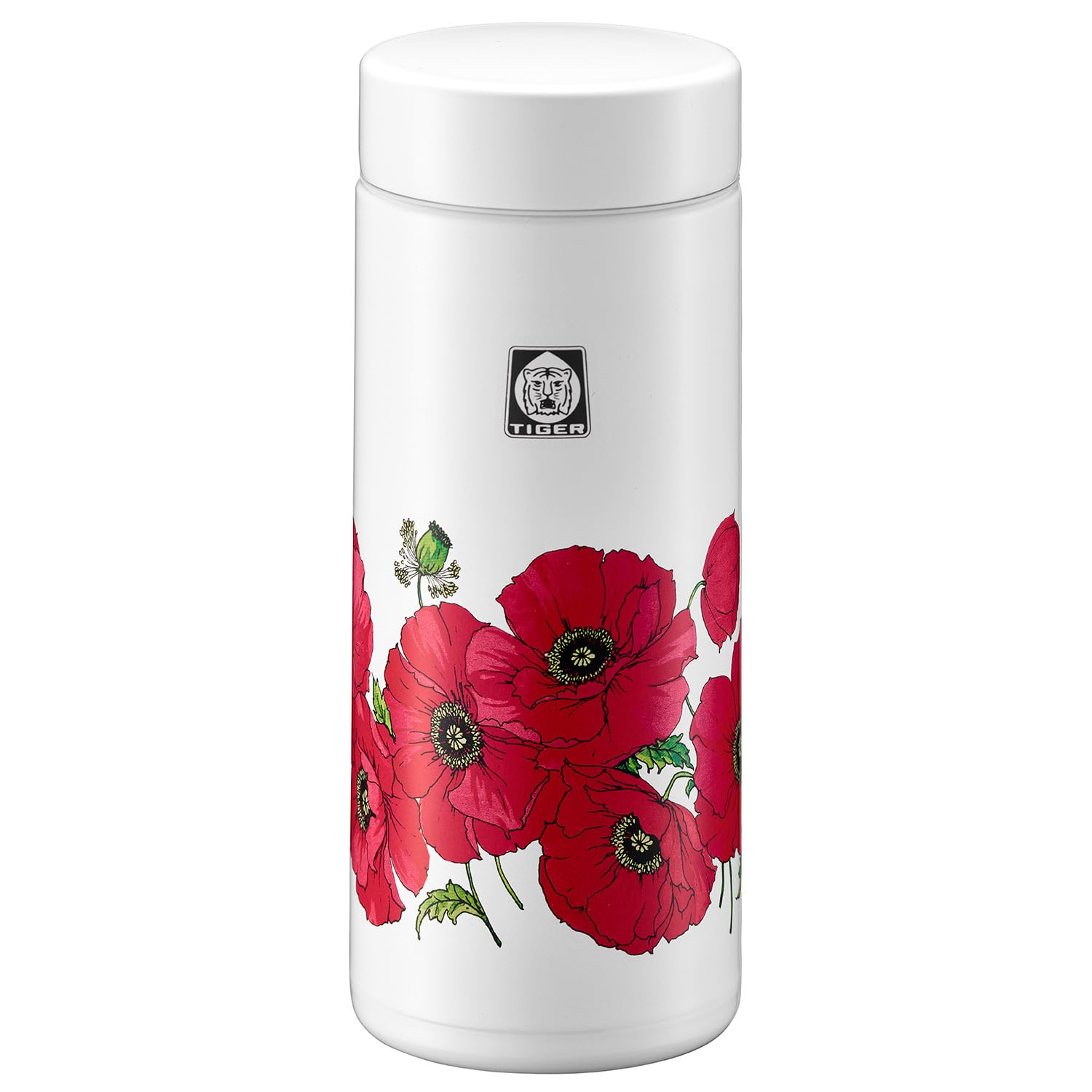 Tiger Insulated 350Ml Retro Poppy Pattern Bottle 100th Anniversary Model