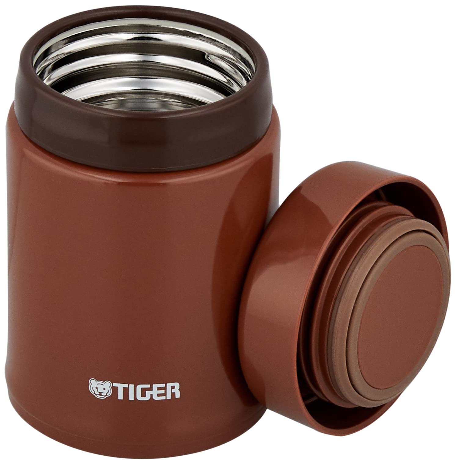 Tiger 250ml Insulated Tumbler Cup in Dark Caramel - Lightweight Heats & Colds