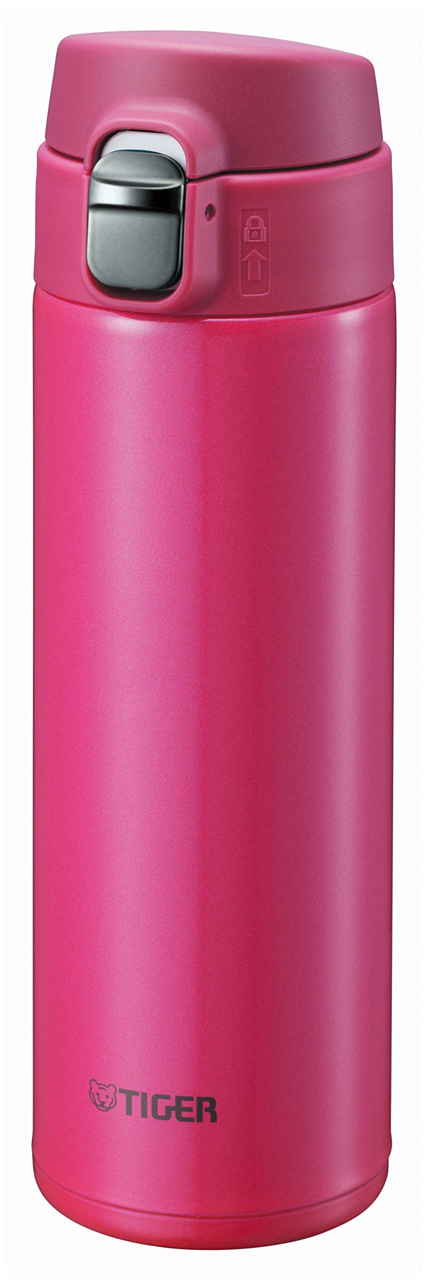 Tiger Thermos Stainless Steel Mini Water Bottle Lightweight Sahara Mug 480ml Passion Pink Vacuum Flask