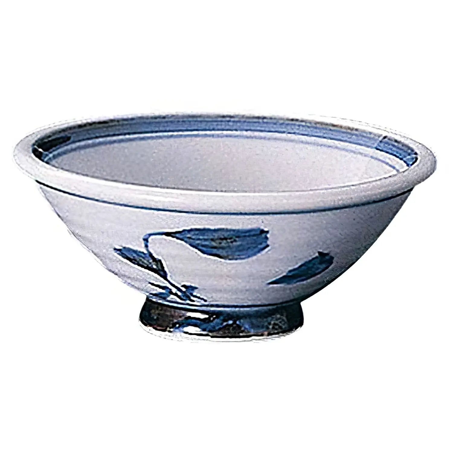 Tkg Seto Ware Ceramic Rice Bowl Tamabuchi-Hanae 12.5Cm