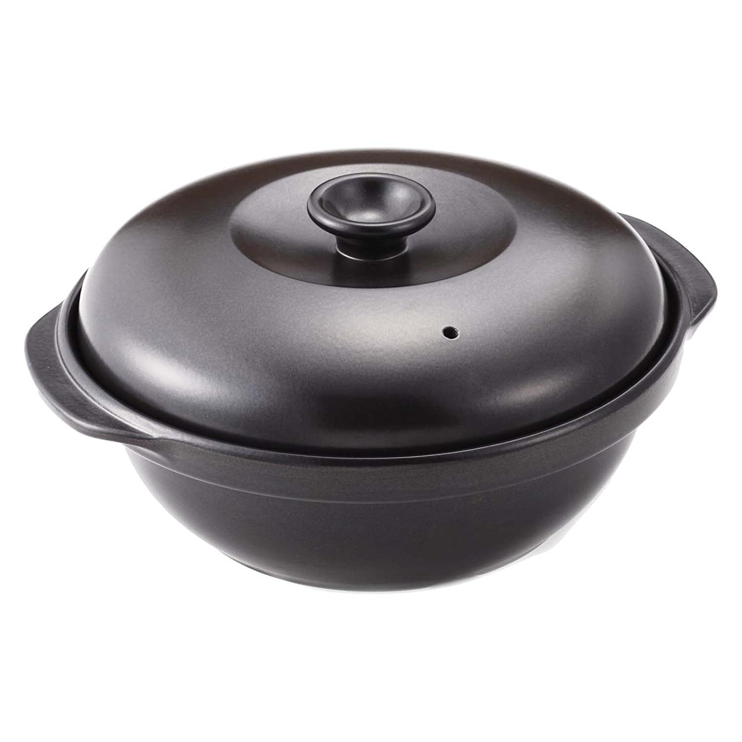 Toceram Heat-Resistant Ceramic Casserole Pot With Steamer Insert 24cm