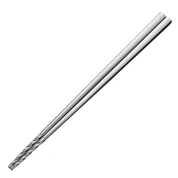 Todai Tornado Metal Chopsticks Twist Non-Slip Tips 235mm