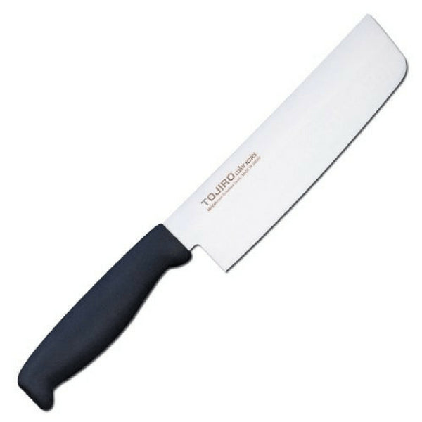 Tojiro Color Mv Nakiri With Elastomer Handle Black