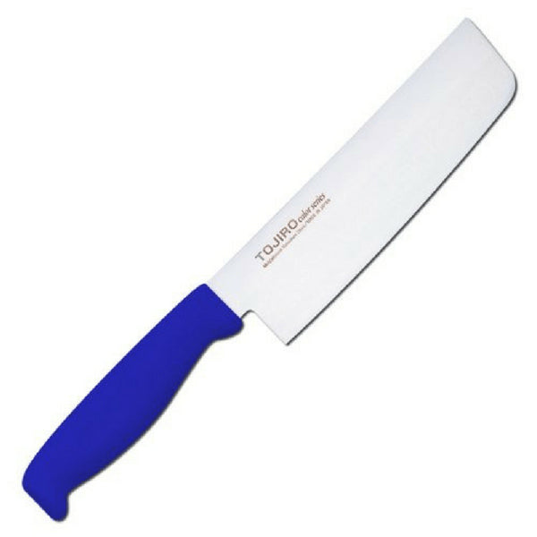 Tojiro Color Mv Nakiri With Elastomer Handle Blue