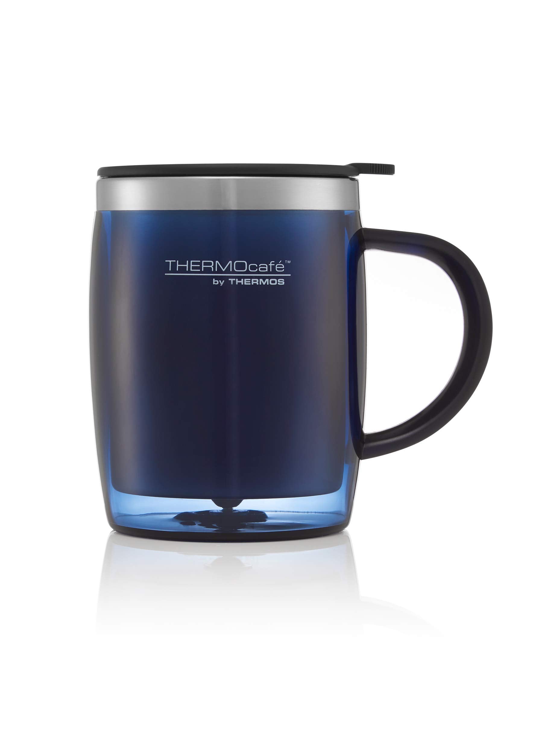 Thermos Thermocafe 450ml Desk Mug in Translucent Midnight Blue