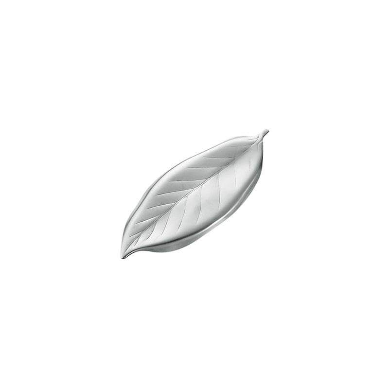 Tsubame Shinko Stainless Steel Leaf-Shaped Cutlery Rest Silver