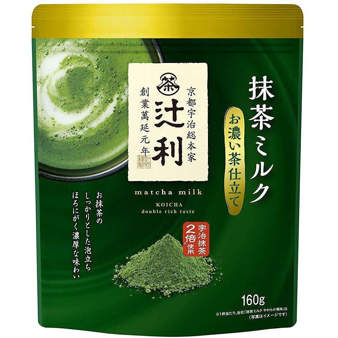 Tsujiri Koicha Matcha Green Tea Latte Powder (Japanese Matcha Milk Tea) 160g