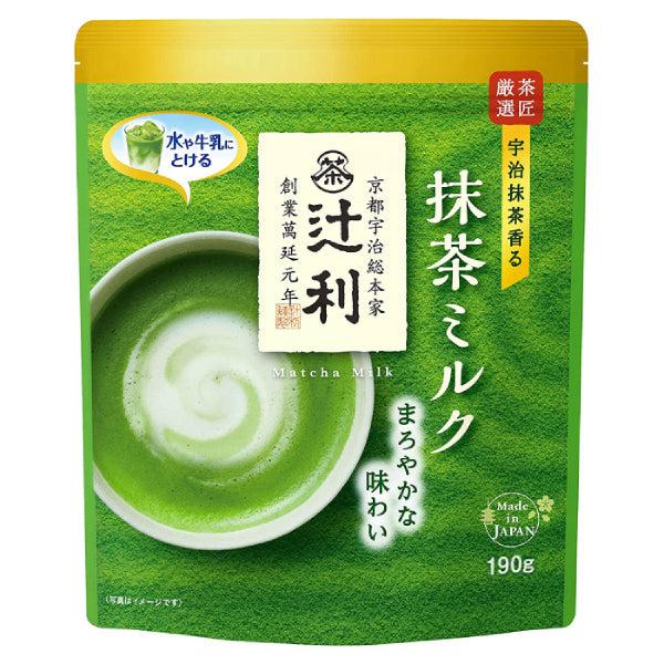 Tsujiri Matcha Green Tea Latte Powder (Japanese Matcha Milk Tea) 190g