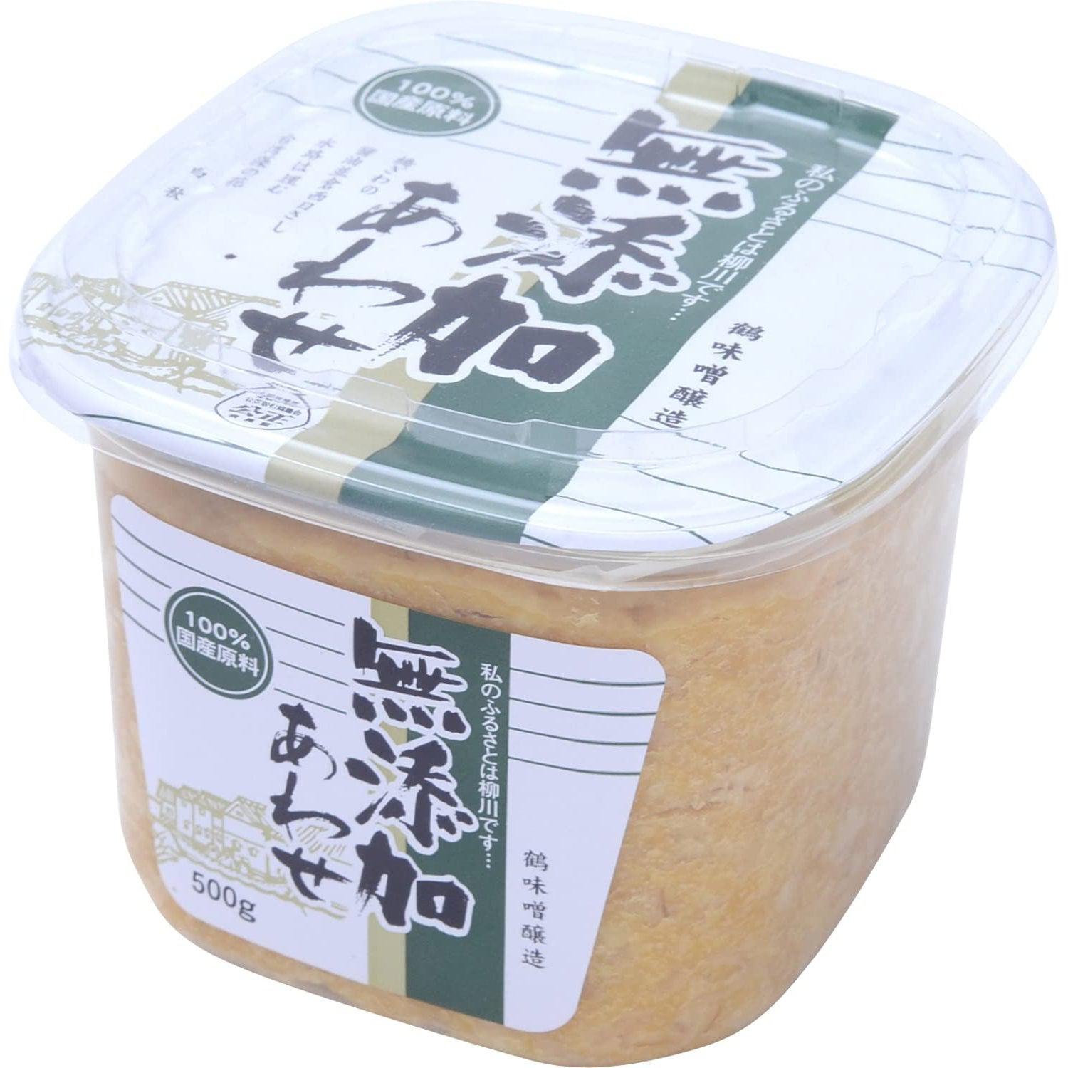 Tsurumiso Jyozo Hakushu Additive Free Awase Miso (Mixed Miso Paste) 500g