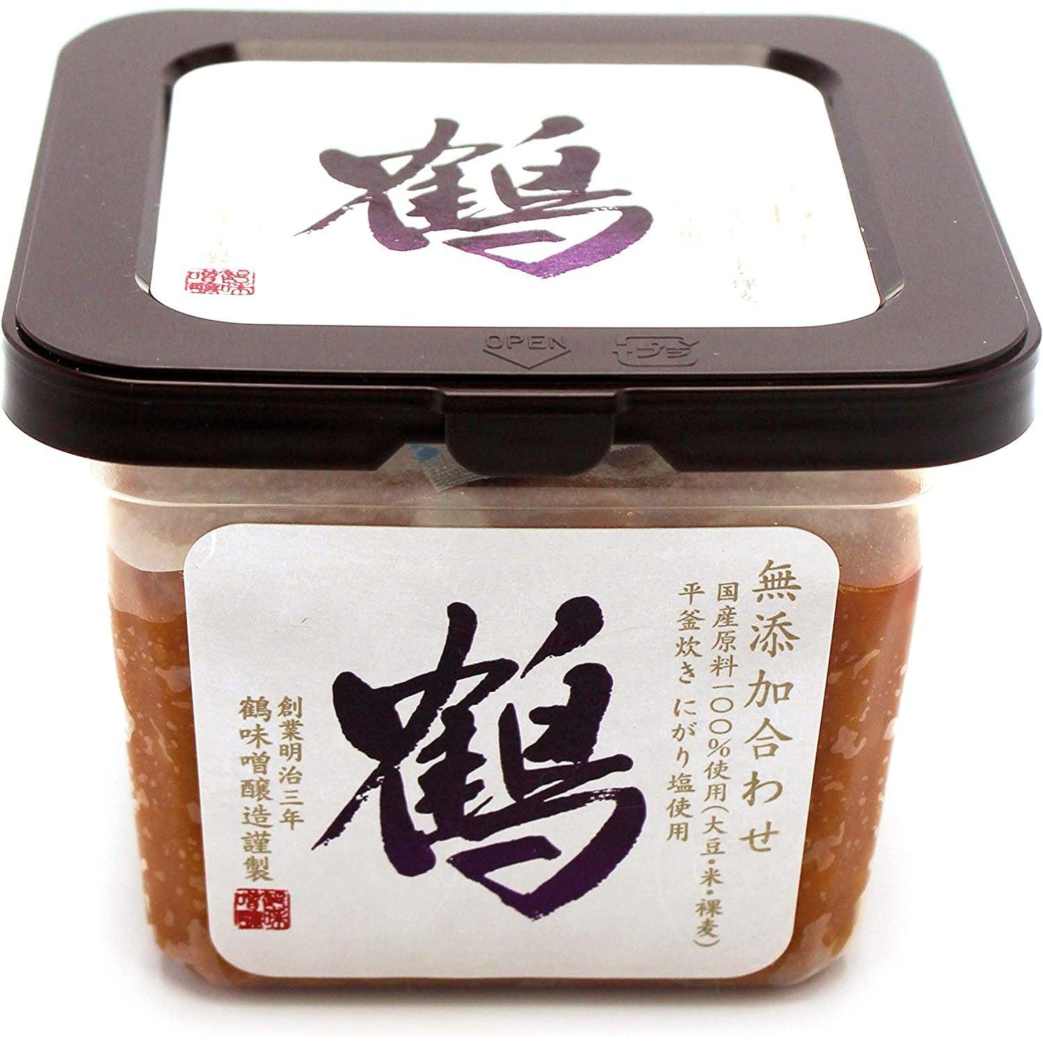 Tsurumiso Jyozo Namikura Additive Free Awase Miso (Mixed Miso Paste) 500g