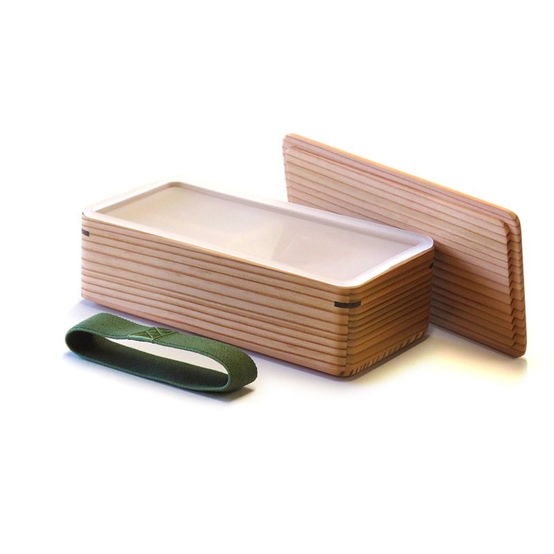 Umezawa Ancient Sugi Cedar Lunch Box Handmade Wooden Bento Box