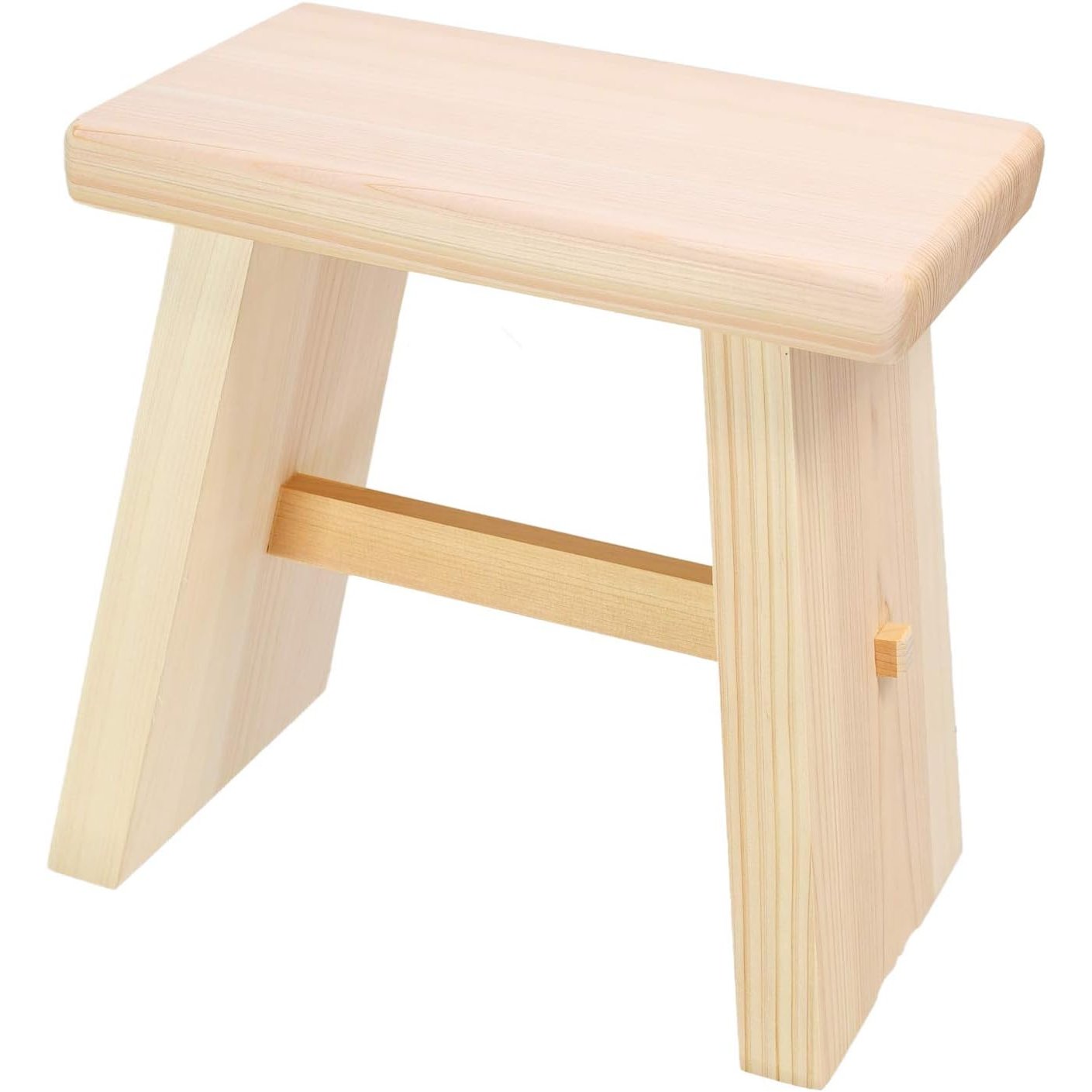 Umezawa Japanese Hinoki Cypress Wooden Bath Stool