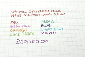 Him Uni Jetstream Color Knock Ballpoint Pen 0.7mm Blue - YOYO JAPAN