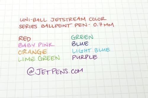Him Uni Jetstream Color Knock Ballpoint Pen 0.7mm Blue - YOYO JAPAN